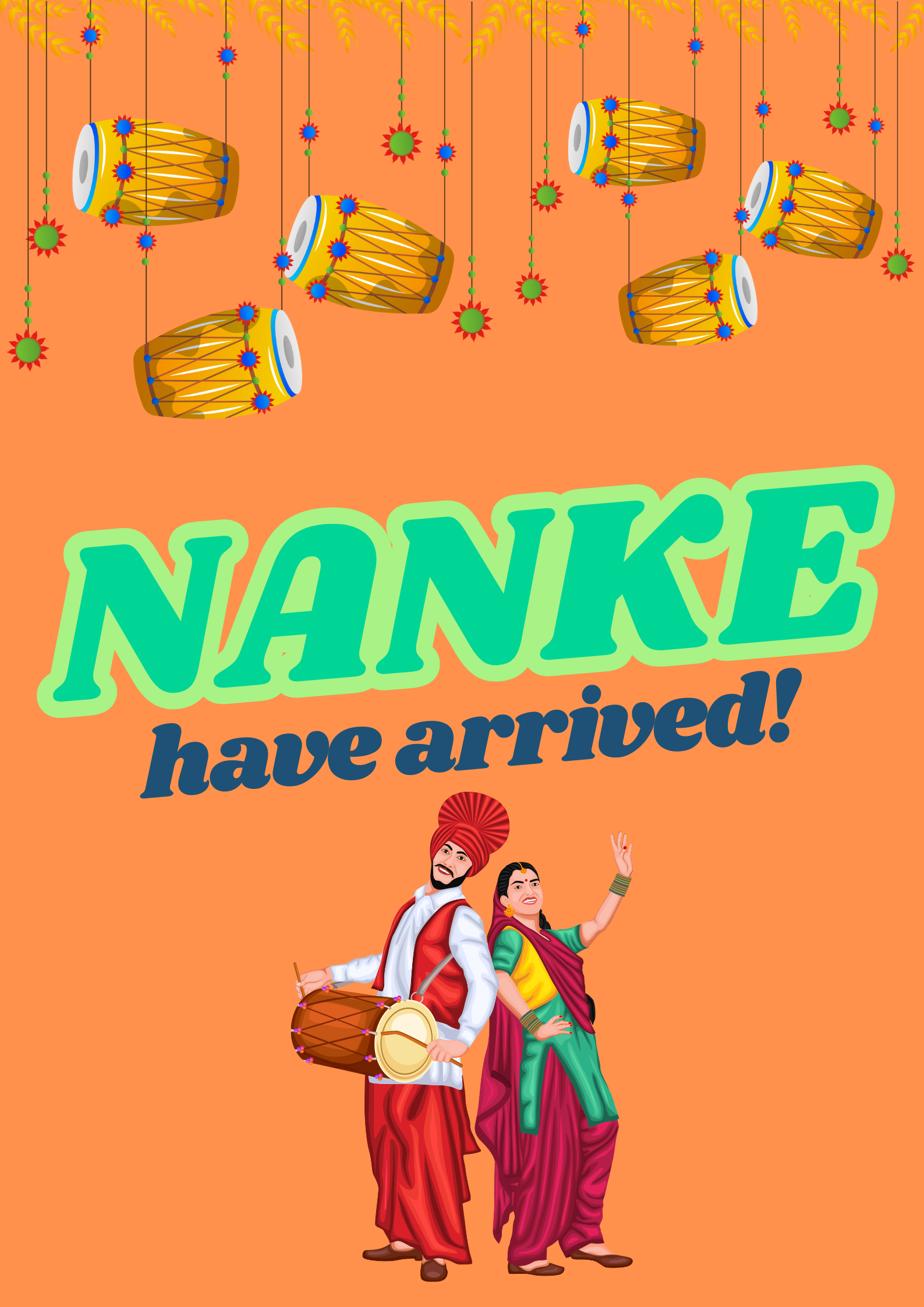 Jago & Nanka Mel Signage Bundle | Punjabi Wedding Templates | Digital Download