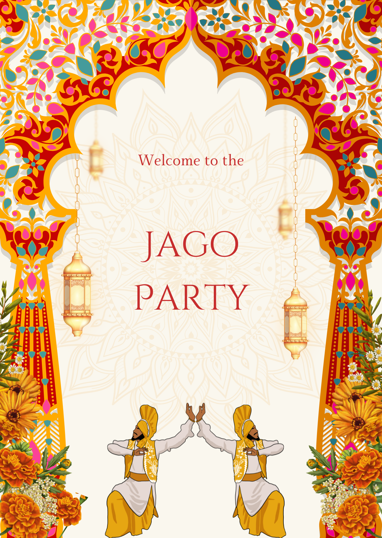 Jago & Nanka Mel Signage Bundle | Punjabi Wedding Templates | Digital Download